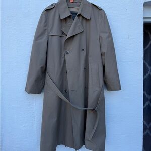 Dior Men's Beige Trench Coat 44R